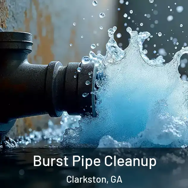  Burst Pipe Cleanup Clarkston, GA