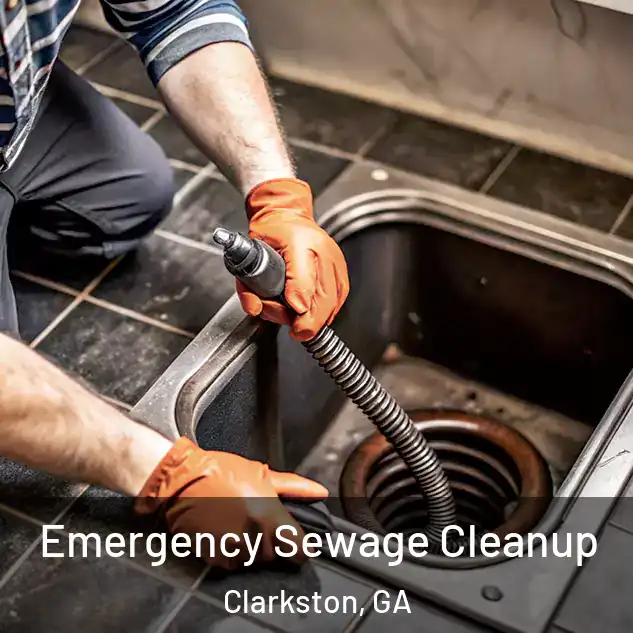  Emergency Sewage Cleanup Clarkston, GA