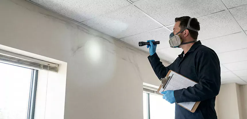 Ceiling Water Damage Inspection in Clarkston