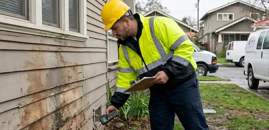 Water Damage Exterior Wall Clarkston
