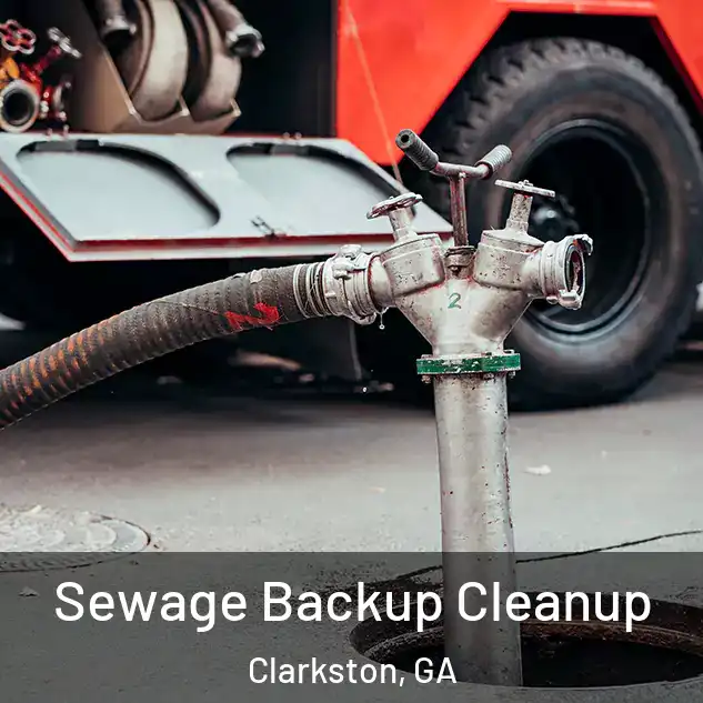  Sewage Backup Cleanup Clarkston, GA