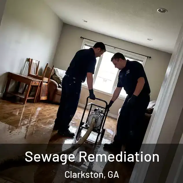 Sewage Remediation Clarkston, GA