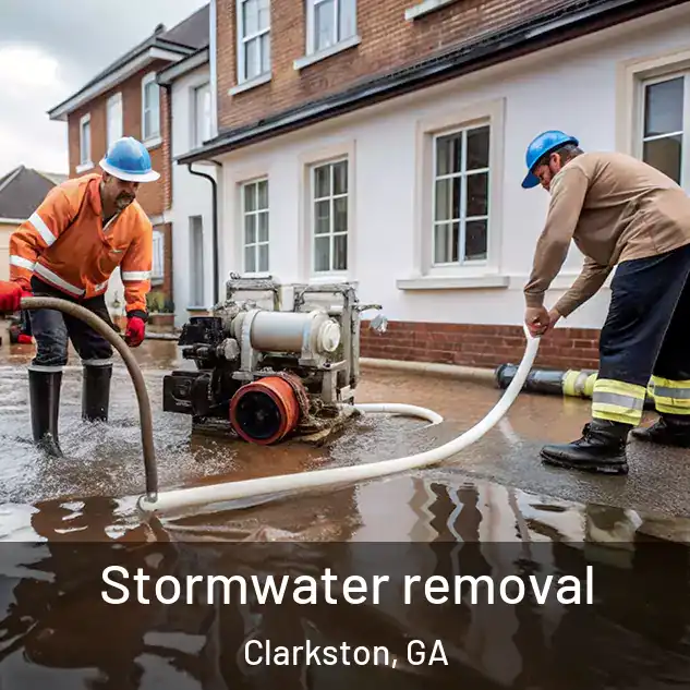  Stormwater removal Clarkston, GA